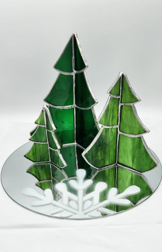 3 Tree Set with Mirror