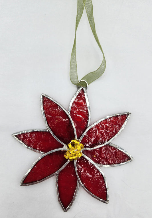 Poinsettia Ornament